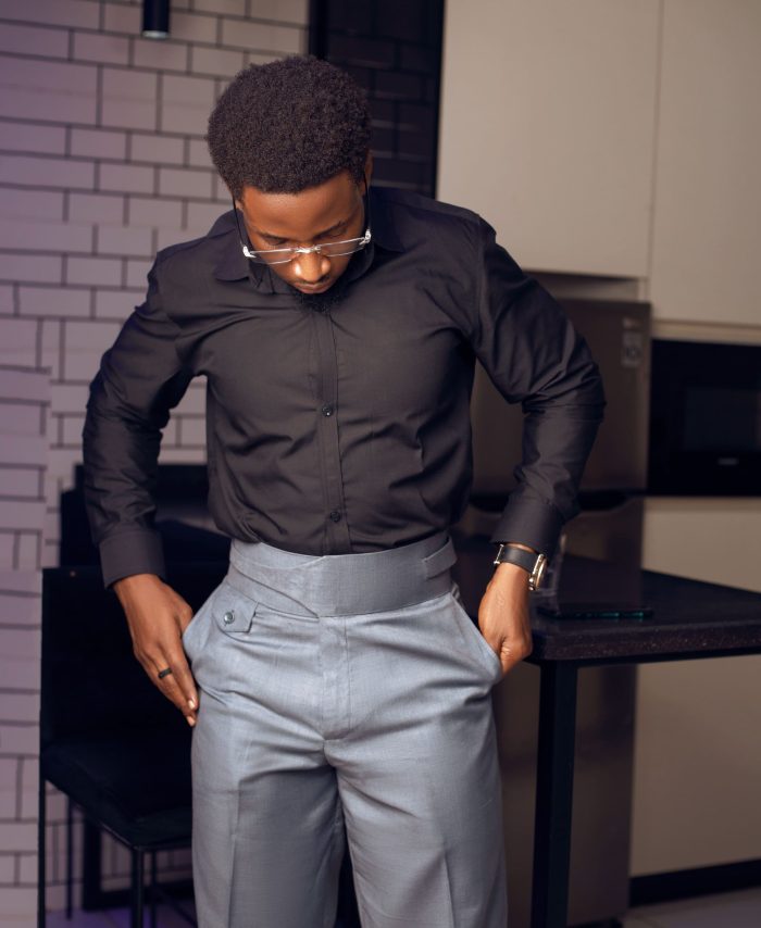 Black Shirt & Ash Pants